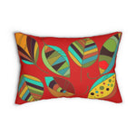 Load image into Gallery viewer, Decorative Throw Pillow - Double Sided Sofa Pillow / Red Autumn Leaves - KME means the very best
