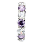 Load image into Gallery viewer, Enchanting Amethyst CZ Stainless Steel Ring: Timeless Sophistication for Effortless Glamour - Fast Shipping - KME means the very best
