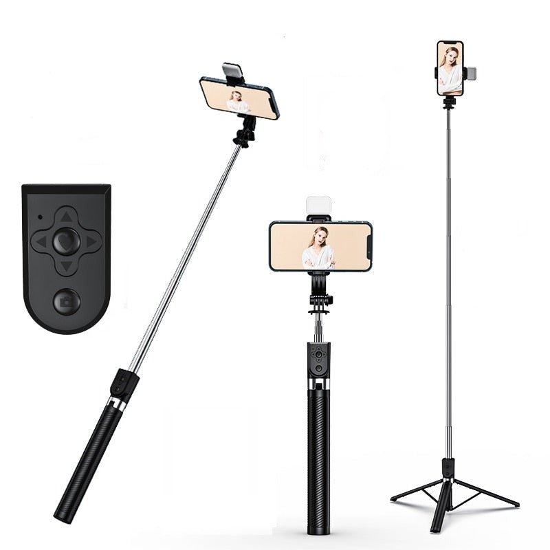 ERILLES-1.67M Long Extended Bluetooth Wireless Selfie Stick - KME means the very best