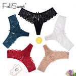 Load image into Gallery viewer, FallSweet - 5pcs/Pack! Women Underwear Transparent Lace G String Ultra Thin Knickers Briefs Bow Tangas Bragas - KME means the very best
