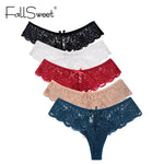 Load image into Gallery viewer, FallSweet - 5pcs/Pack! Women Underwear Transparent Lace G String Ultra Thin Knickers Briefs Bow Tangas Bragas - KME means the very best
