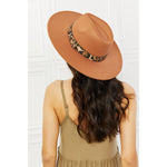 Load image into Gallery viewer, Fame In The Wild Leopard Detail Fedora Hat - KME means the very best
