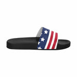 Load image into Gallery viewer, Flip Flops Men&#39;s Slide Sandals, Stars and Stripes Print - KME means the very best

