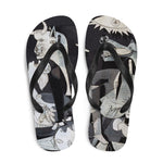 Load image into Gallery viewer, Flip Flops Pablo Picasso Guernica 1937 Artwork Flip-Flops - KME means the very best
