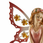 Load image into Gallery viewer, Garden Statue Pink Fairy Solar - KME means the very best
