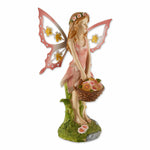 Load image into Gallery viewer, Garden Statue Pink Fairy Solar - KME means the very best
