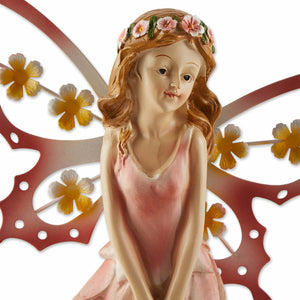 Garden Statue Pink Fairy Solar - KME means the very best