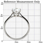 Load image into Gallery viewer, Gleaming Clear CZ Stainless Steel Ring: Effortless Sophistication in 7mm - Fast Shipping - KME means the very best
