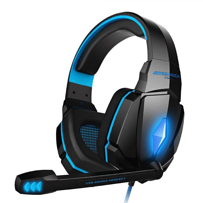 Headphones Gaming Headsets Bass Stereo Over-Head Earphone Casque PC Laptop Microphone Wired Headset For Computer PS4 Xbox - KME means the very best