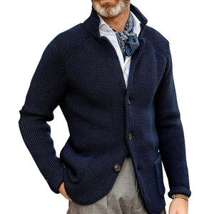 Jacket Men's Retro Knitted Long Sleeve Coat Winter Clothing - KME means the very best