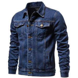 Jean Jacket Men's Teens Casual Solid Color Denim Jacket - KME means the very best