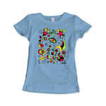 Load image into Gallery viewer, Joan Miro Peces de Colores (Colorful Fish) Artwork T-Shirt - KME means the very best
