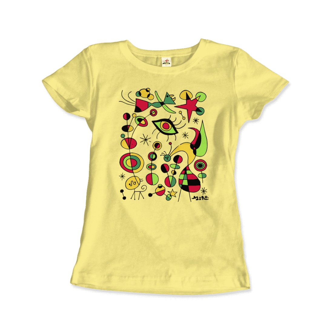 Joan Miro Peces de Colores (Colorful Fish) Artwork T-Shirt - KME means the very best