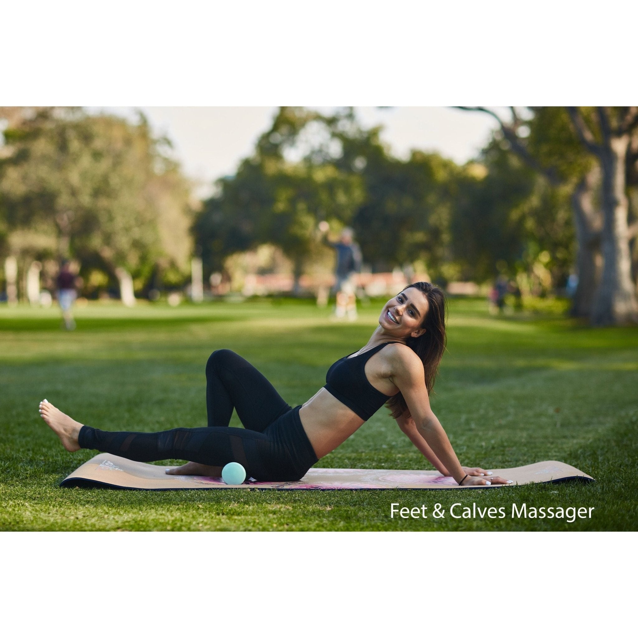 Jute Premium ECO Fitness, pilates, Yoga Mat + Muscle recovery Bundle - KME means the very best