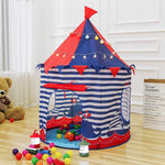 Load image into Gallery viewer, Kids Tent Princess Prince Play Tent Portable Foldable Folding Tent Children Boy Castle Play House Kids Outdoor Toy Tent - KME means the very best
