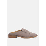 Load image into Gallery viewer, Lena Suede Walking Loafer Mules For Women - KME means the very best
