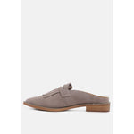 Load image into Gallery viewer, Lena Suede Walking Loafer Mules For Women - KME means the very best
