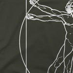 Load image into Gallery viewer, Leonardo Da Vinci, Vitruvian Man Sketch T-Shirt - KME means the very best
