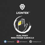 Load image into Gallery viewer, LIONTEK BJJ Outer Double Finger Sleeve Tape Replacement (Pinky-Ring/Pointer-Middle Finger) - KME means the very best

