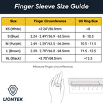 Load image into Gallery viewer, LIONTEK Single Finger Sleeve Pair - Sports Compression Finger Sleeve for BJJ, MMA, Basketball, Weight Lifting, and More - KME means the very best
