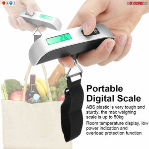 Luggage Scale Handheld Portable Electronic Digital Hanging Travel 110 lbs LSS-004 5Core - KME means the very best