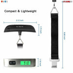 Load image into Gallery viewer, Luggage Scale Handheld Portable Electronic Digital Hanging Travel 110 lbs LSS-004 5Core - KME means the very best

