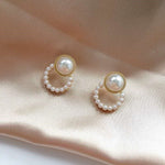 Load image into Gallery viewer, LYGDHR - Drop Pearl Flower Earring - KME means the very best

