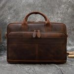 Load image into Gallery viewer, MAHEU Retro Briefcase Leather Handbag - KME means the very best
