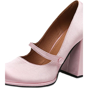 Mary Jane Retro Women's Chunky Heel Shoes - KME means the very best