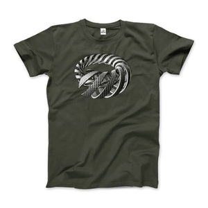 MC Escher Spirals Art T-Shirt - KME means the very best