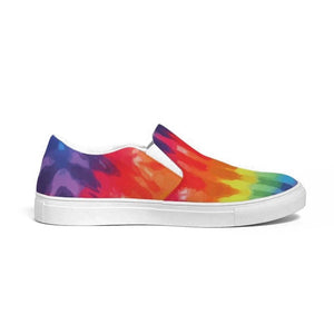 Mens Sneakers, Multicolor Tie-Dye Low Top Canvas Slip-On Sports Shoes - WIY475 - KME means the very best