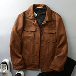 Load image into Gallery viewer, Men&#39;s Suede Jacket - KME means the very best
