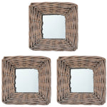 Load image into Gallery viewer, Mirror Wicker Rattan Hallway Bathroom Home Décor Multi Sizes - vidaXL 1/3x - KME means the very best
