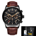 Load image into Gallery viewer, Multifunctional Men&#39;s Watches LIGE Luxury Casual Quartz Watch Men Sport Waterproof Clock Silver Watches Relogio Masculino - KME means the very best
