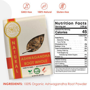 Natural Ashwagandha Root Whole - KME means the very best