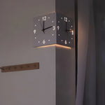Load image into Gallery viewer, Nordic Square Modern Corner Wall Clock - KME means the very best
