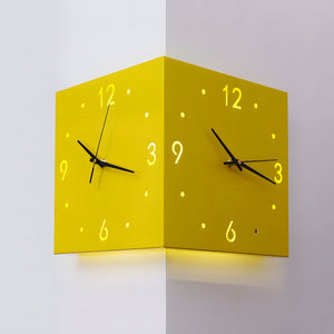 Nordic Square Modern Corner Wall Clock - KME means the very best