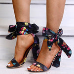 Load image into Gallery viewer, Open Toe Block Heel Sandals Women&#39;s Summer Strap - KME means the very best

