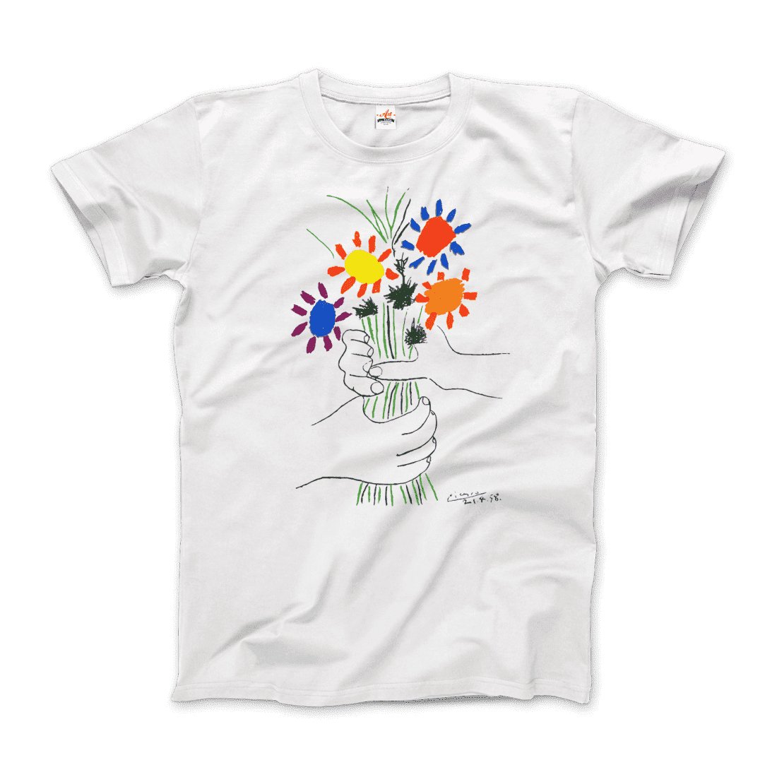 Pablo Picasso Bouquet of Peace 1958 Artwork T-Shirt - KME means the very best