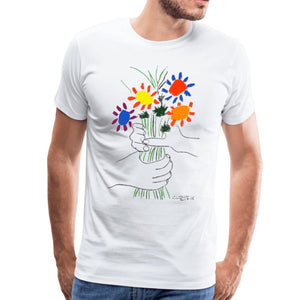 Pablo Picasso Bouquet of Peace 1958 Artwork T-Shirt - KME means the very best