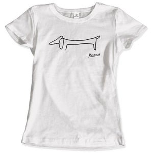 Pablo Picasso Dachshund Dog (Lump) Artwork T-Shirt - KME means the very best
