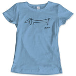 Load image into Gallery viewer, Pablo Picasso Dachshund Dog (Lump) Artwork T-Shirt - KME means the very best
