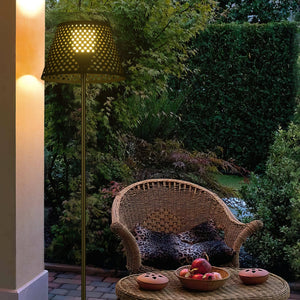 Perforated Solar-Powered Outdoor Floor Lamp - KME means the very best