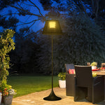 Load image into Gallery viewer, Perforated Solar-Powered Outdoor Floor Lamp - KME means the very best
