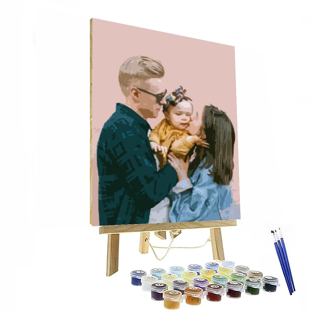 Personalized Family Paint By Numbers Kit - KME means the very best