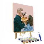 Load image into Gallery viewer, Personalized Family Paint By Numbers Kit - KME means the very best
