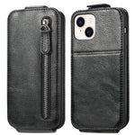 Load image into Gallery viewer, Phone Case For iPhone 14 Leather Zipper Card Wallet Style Security iPhone case - KME means the very best
