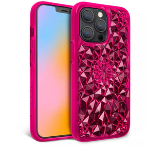 Phone Case Neon Pink Kaleidoscope iPhone Case - KME means the very best