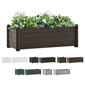 Planter Flower Box Raised Flower Bed Outdoor Planter for Patio Lawn-vidaXL - KME means the very best