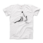 Load image into Gallery viewer, Salvador Dali Sketch, Childhood With Father Riding a Bike 1971 T-Shirt - KME means the very best
